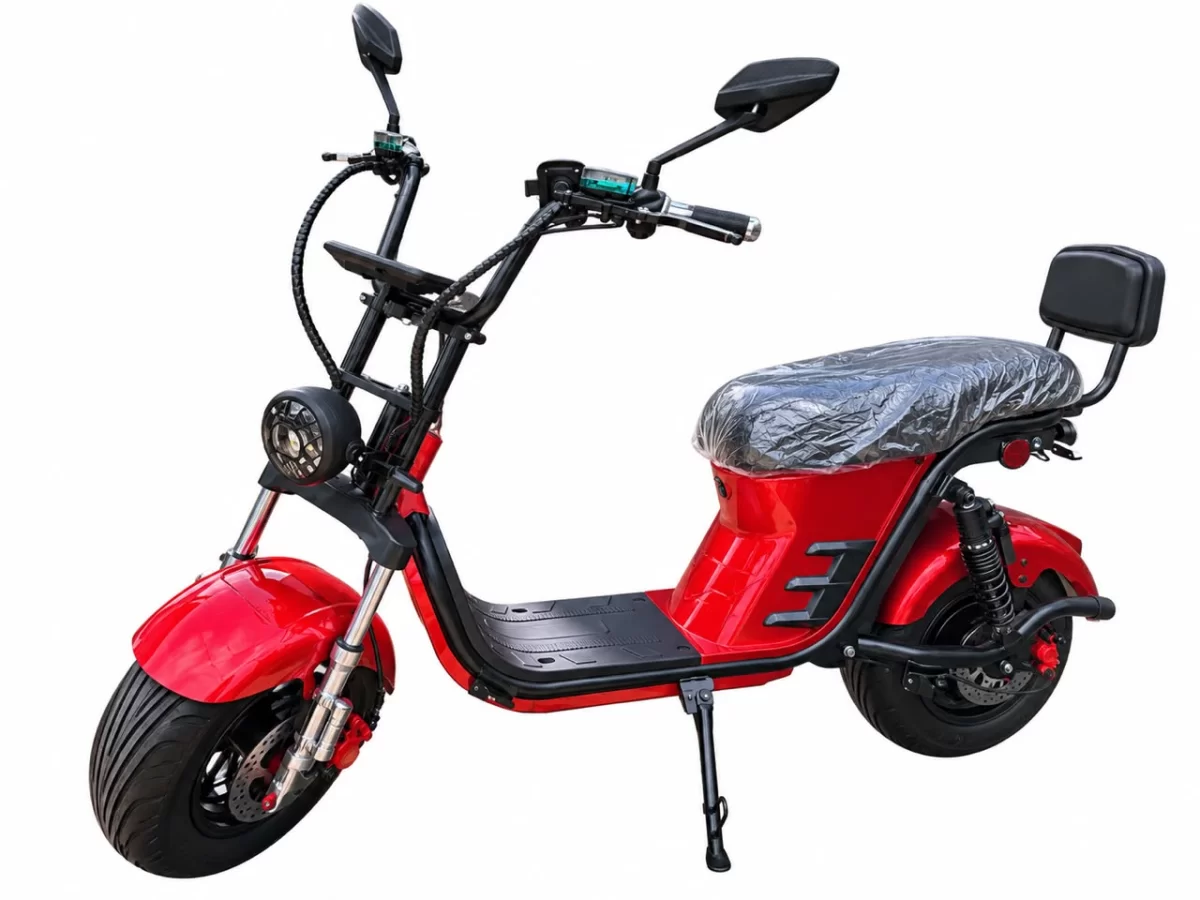 Moto Eléctrica Ventus Harley 1200W - Roja